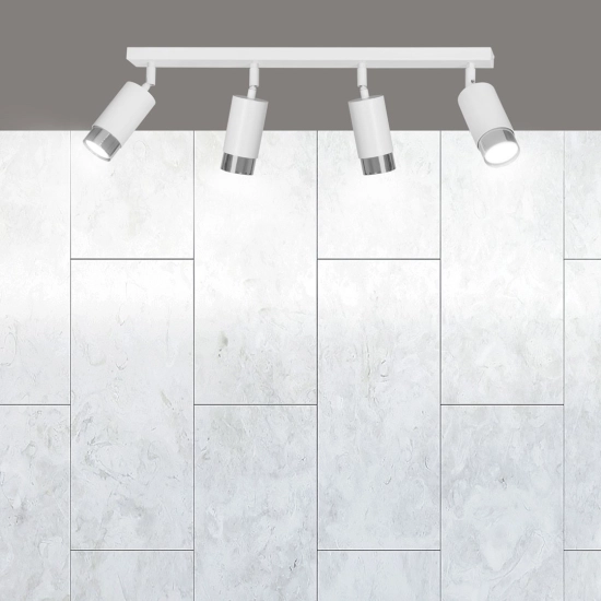 Lampa sufitowa HIRO 4 WH/CHROME 962/4 EMIBIG Lighting