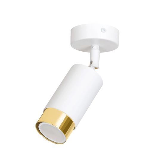 Lampa sufitowa HIRO 1 WH/GOLD 963/1 EMIBIG Lighting - zdjęcie produktu