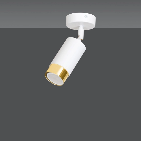 Lampa sufitowa HIRO 1 WH/GOLD 963/1 EMIBIG Lighting