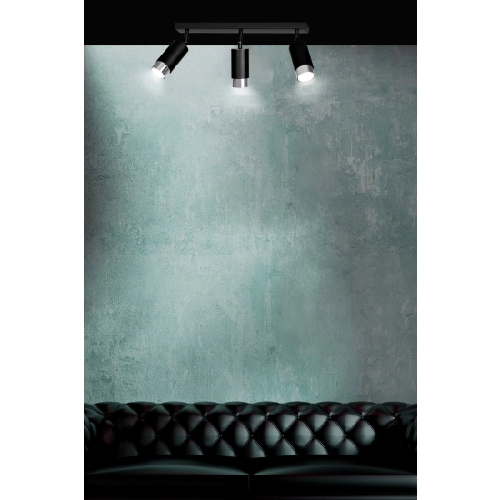 Lampa sufitowa HIRO 3 BL/CHROME 964/3 EMIBIG Lighting
