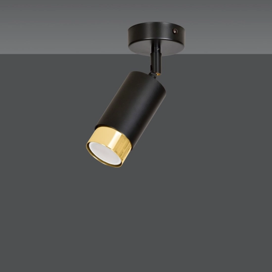 Lampa sufitowa HIRO 1 BL/GOLD 965/1 EMIBIG Lighting