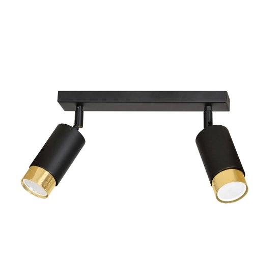 Lampa sufitowa HIRO 2 BL/GOLD 965/2 EMIBIG Lighting - zdjęcie produktu