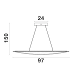 Lampa wisząca COLIMA LE42755 Luces Exclusivas - zdjęcie dodatkowe 2