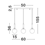 Lampa wisząca AGRO LE43225 Luces Exclusivas - zdjęcie dodatkowe 2