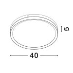Plafon BANE LE43228 Luces Exclusivas - zdjęcie dodatkowe 2