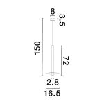 Lampa wisząca BALA LE43235 Luces Exclusivas - zdjęcie dodatkowe 2