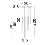 Lampa wisząca TORREON LE43238 Luces Exclusivas - zdjęcie dodatkowe 1