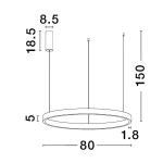 Lampa wisząca BARI LE43247 Luces Exclusivas - zdjęcie dodatkowe 2