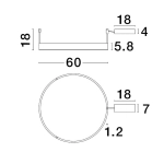 Plafon JACA LE43271 Luces Exclusivas - zdjęcie dodatkowe 3