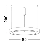 Lampa wisząca MILPA LE43281 Luces Exclusivas - zdjęcie dodatkowe 2