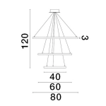 Lampa wisząca IRUN LE43304 Luces Exclusivas - zdjęcie dodatkowe 2