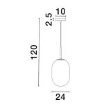 Lampa wisząca ACUYO LE43355 Luces Exclusivas - zdjęcie dodatkowe 2