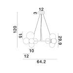 Lampa wisząca PARLA LE43387 Luces Exclusivas - zdjęcie dodatkowe 3