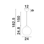 Lampa wisząca BALMI LE43413 Luces Exclusivas - zdjęcie dodatkowe 3