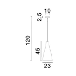 Lampa wisząca BALSA LE43416 Luces Exclusivas - zdjęcie dodatkowe 4