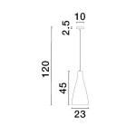 Lampa wisząca BALSA LE43417 Luces Exclusivas - zdjęcie dodatkowe 3