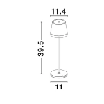 Lampa stołowa ADOBES LE73545 Luces Exclusivas - zdjęcie dodatkowe 3
