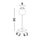 Lampa stołowa AGUITA LE73551 Luces Exclusivas - zdjęcie dodatkowe 1