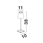 Lampa stołowa AGUITA LE73553 Luces Exclusivas - zdjęcie dodatkowe 1