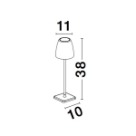 Lampa stołowa AGUITA LE73556 Luces Exclusivas - zdjęcie dodatkowe 5
