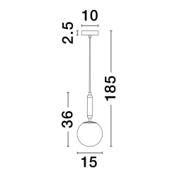 Lampa wisząca ZUCCA 618884 Luces Exclusivas - zdjęcie dodatkowe 1