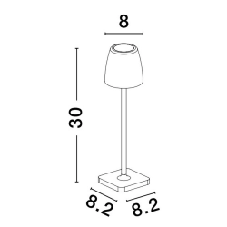 Lampa stołowa AGUITA LE73549 Luces Exclusivas - zdjęcie dodatkowe 1