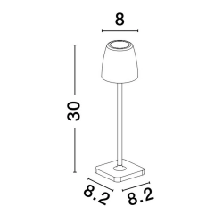Lampa stołowa AGUITA LE73550 Luces Exclusivas - zdjęcie dodatkowe 1