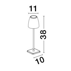 Lampa stołowa AGUITA LE73555 Luces Exclusivas - zdjęcie dodatkowe 1