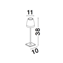 Lampa stołowa AGUITA LE73560 Luces Exclusivas - zdjęcie dodatkowe 1