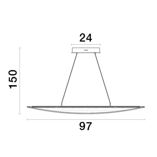Lampa wisząca COLIMA LE42755 Luces Exclusivas - zdjęcie dodatkowe 2