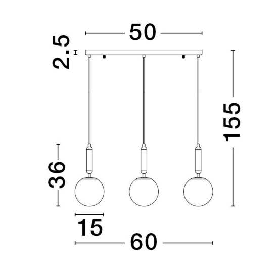 Lampa wisząca AGRO LE43225 Luces Exclusivas - zdjęcie dodatkowe 2