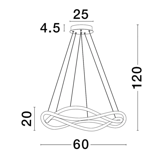 Lampa wisząca CHAPA LE43293 Luces Exclusivas - zdjęcie dodatkowe 2