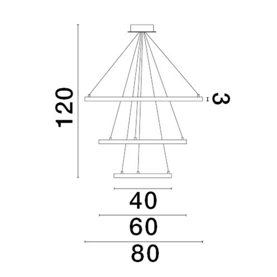 Lampa wisząca IRUN LE43304 Luces Exclusivas - zdjęcie dodatkowe 2