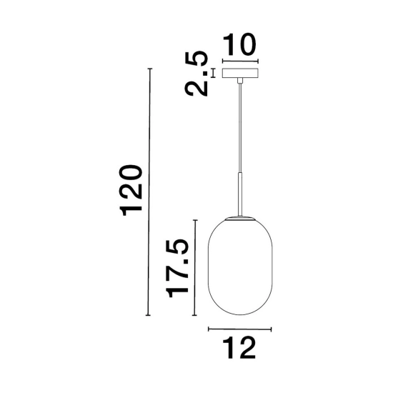 Lampa wisząca ACUYO LE43357 Luces Exclusivas - zdjęcie dodatkowe 2