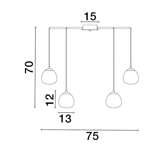 Lampa wisząca ADOBE LE43364 Luces Exclusivas - zdjęcie dodatkowe 4