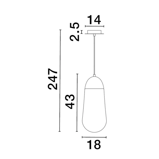 Lampa wisząca BADEN LE43374 Luces Exclusivas - zdjęcie dodatkowe 2