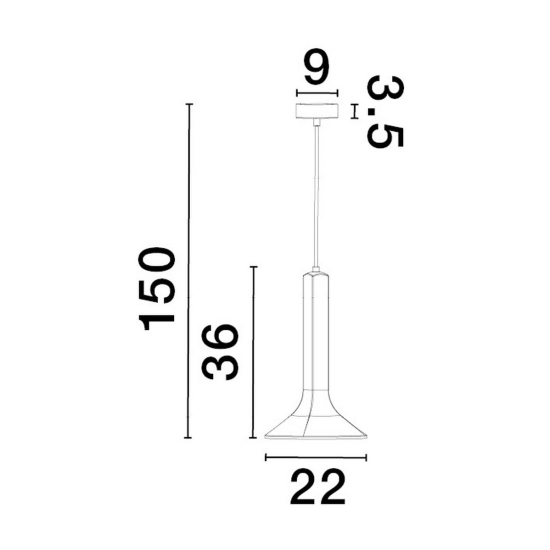 Lampa wisząca BADOW LE43377 Luces Exclusivas - zdjęcie dodatkowe 3