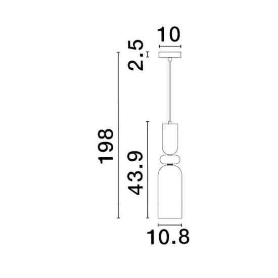 Lampa wisząca BALAM LE43399 Luces Exclusivas - zdjęcie dodatkowe 3