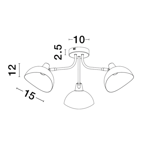 Plafon BANAC LE43423 Luces Exclusivas - zdjęcie dodatkowe 2