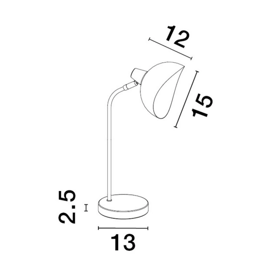 Lampa stołowa BANAC LE43426 Luces Exclusivas - zdjęcie dodatkowe 3