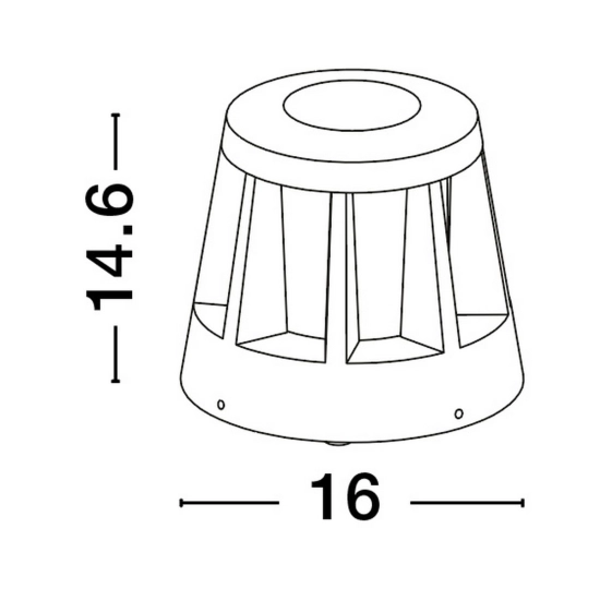 Lampa stojąca CAMPECHE LE71468 Luces Exclusivas - zdjęcie dodatkowe 2
