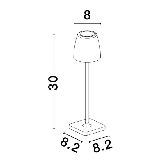 Lampa stołowa AGUITA LE73549 Luces Exclusivas - zdjęcie dodatkowe 1