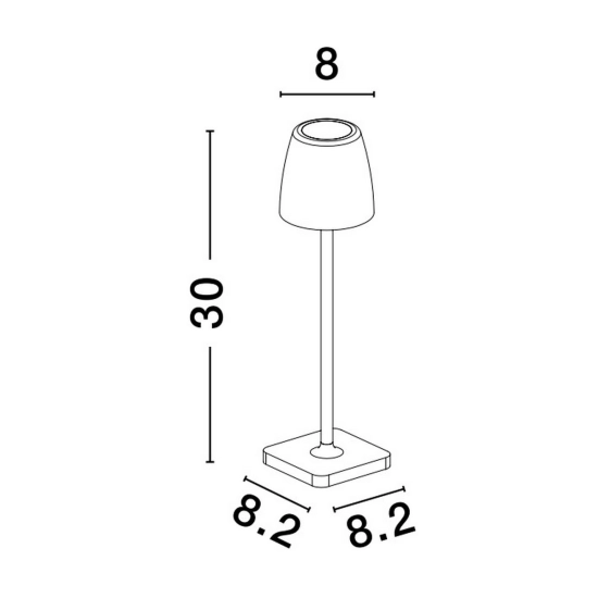 Lampa stołowa AGUITA LE73552 Luces Exclusivas - zdjęcie dodatkowe 1