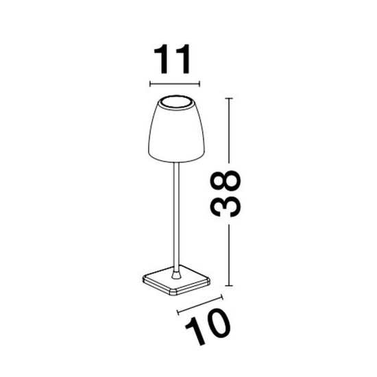 Lampa stołowa AGUITA LE73554 Luces Exclusivas - zdjęcie dodatkowe 1