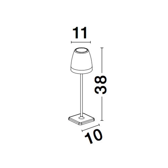 Lampa stołowa AGUITA LE73560 Luces Exclusivas - zdjęcie dodatkowe 1