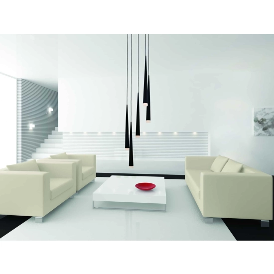Lampa wisząca STYLO 5 AZ0119 BLACK AZZARDO