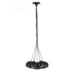 Lampa wisząca Gulia 7 AZ0635 Black AZZARDO
