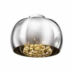 Plafon Szklany Chromowany BURN AZ0699 AZZARDO