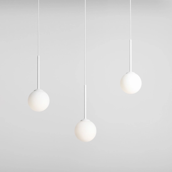 LAMPA WISZĄCA BOSSO 3 WHITE 1087E ALDEX - zdjęcie dodatkowe 3