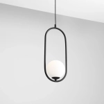 LAMPA WISZĄCA RIVA BLACK 1086G1 ALDEX - zdjęcie dodatkowe 1